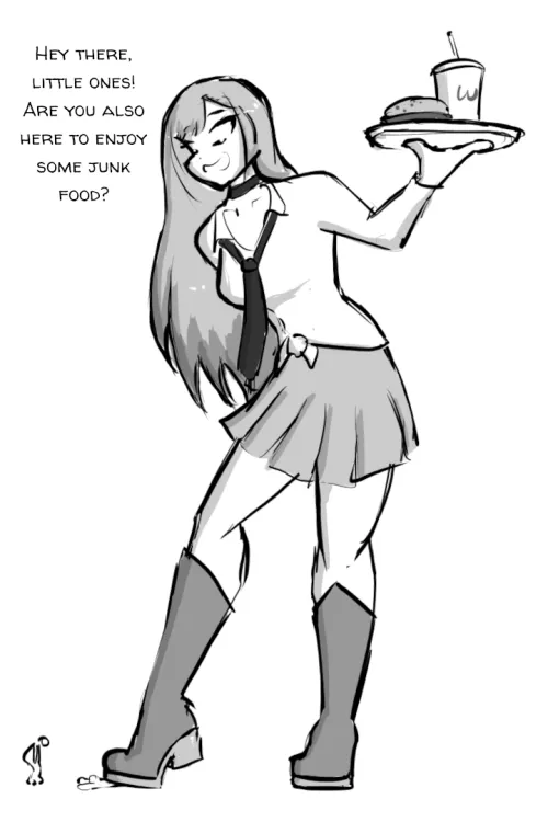 Yeah, they're not here for the food.