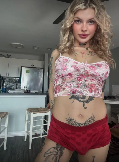 A soft view with naughty intentions.