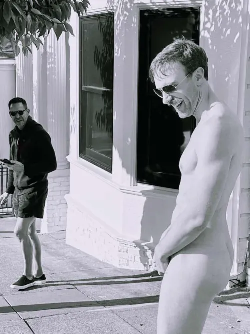 Embarrassed and loving it