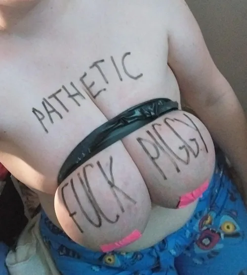 Got tape on the tits again today 