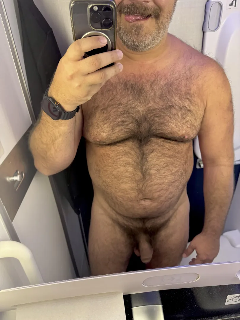 Had to cool off on my flight