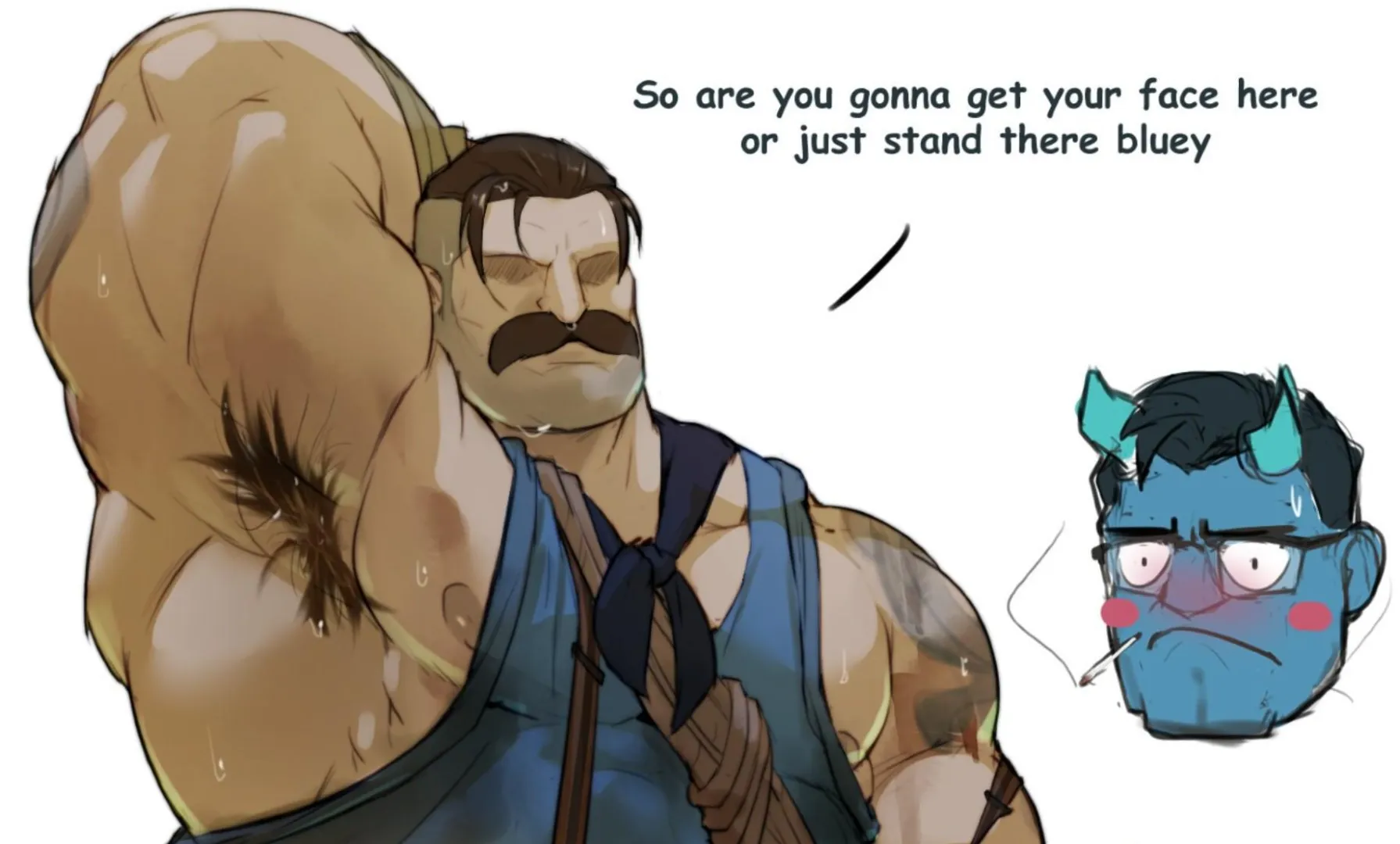 Lash from Deadlock needs to put me in a Headlock 