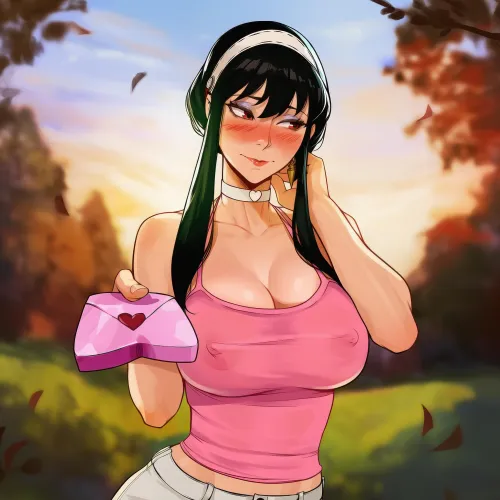 POV: Yor asking you out on Valentine's Day (Eucatastrophist)