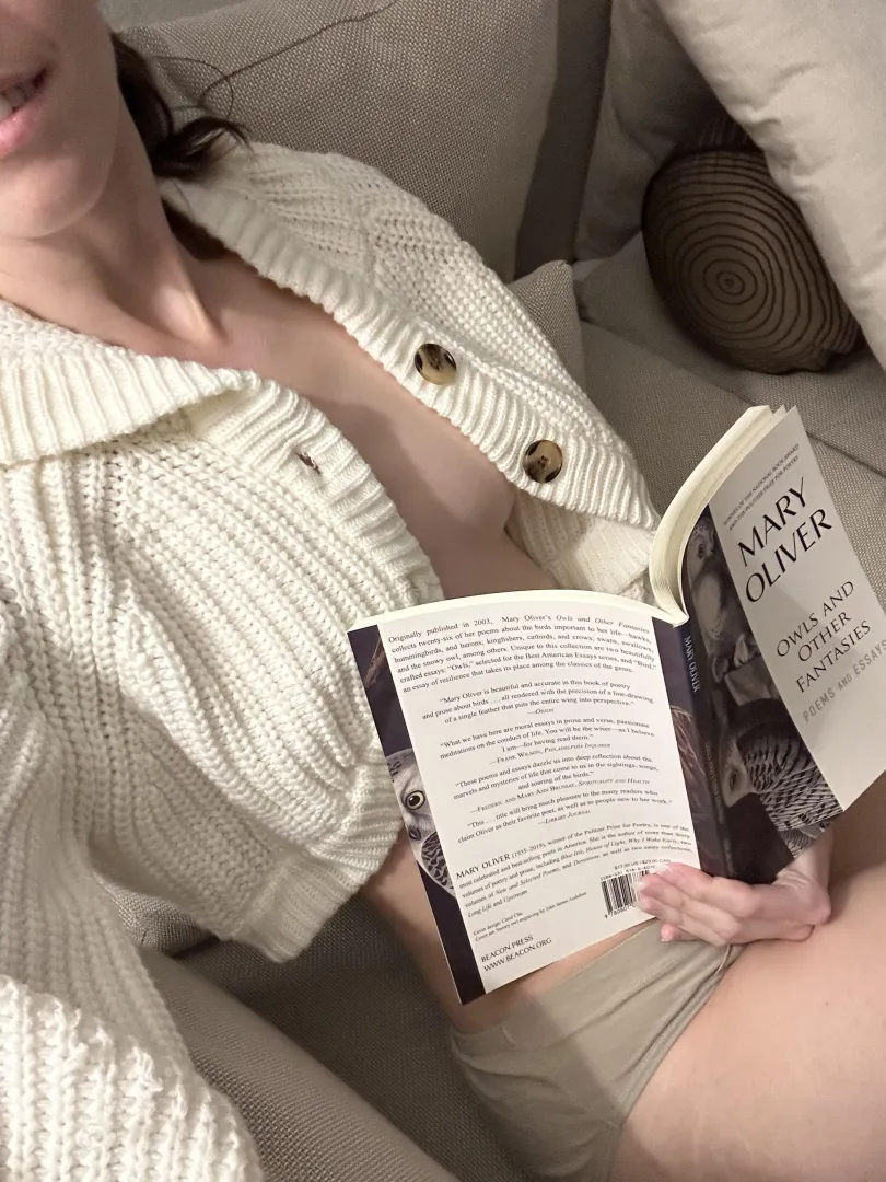 Someone recommended Mary Oliver on my last post, so I'm digging into this book by her tonight!