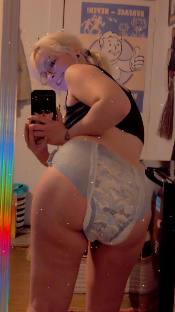 When you run out of diapers you find ways to improvise