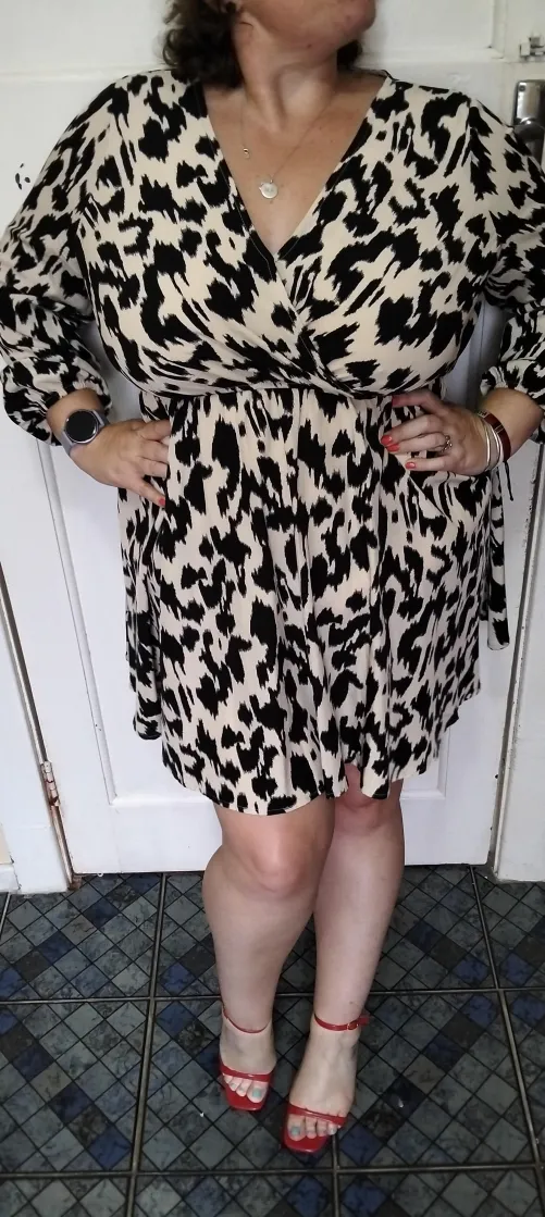 You won't find a bra under this dress