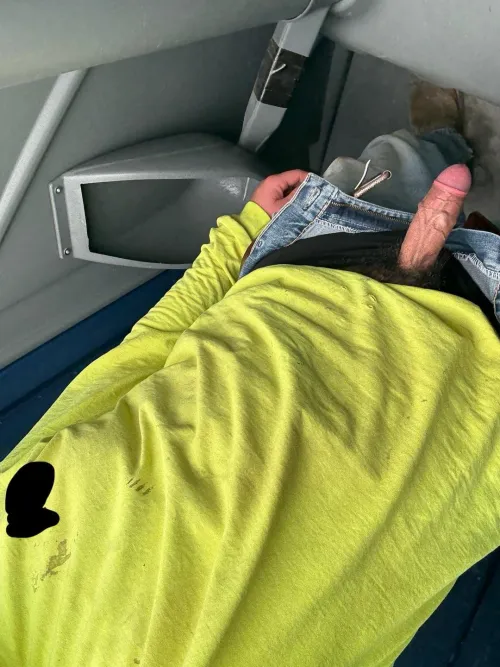 Come and suck your foreman’s dick in the porta potty while we’re on lunch