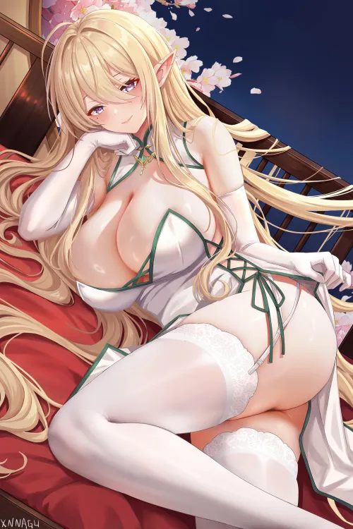 Gouden Leeuw in Qipao (XNNAGU)