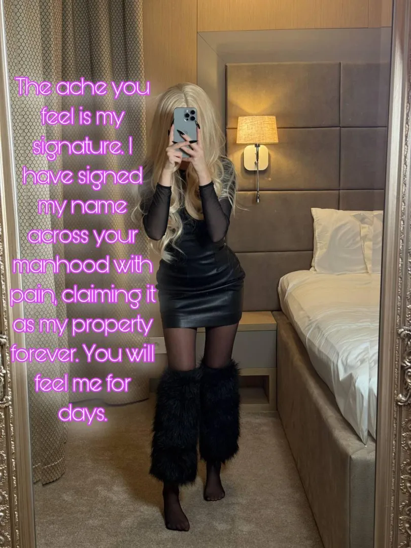 I branded your manhood with agony [no imagefap]