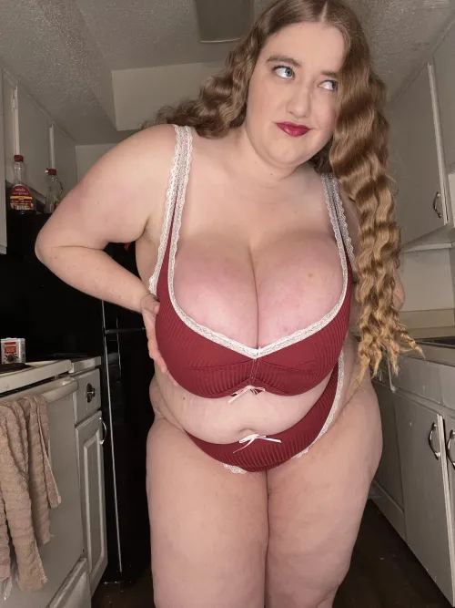 Just thinking about squeezing someones head between my tits 