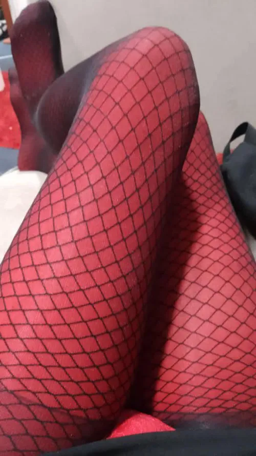 Red ones sexy fishnets for men only if you like XXX