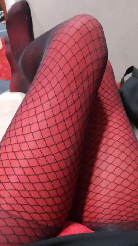 Red ones sexy fishnets for men only if you like XXX
