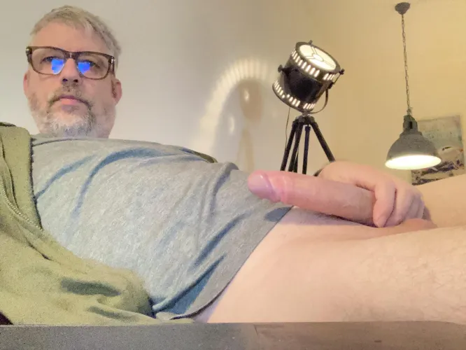 relaxing on the couch