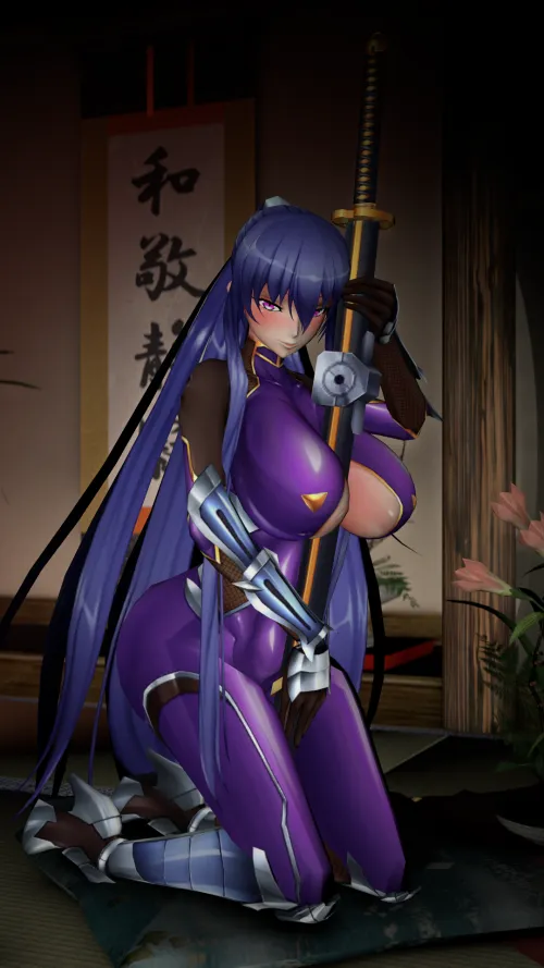 Rinko Akiyama Pinup (OC)