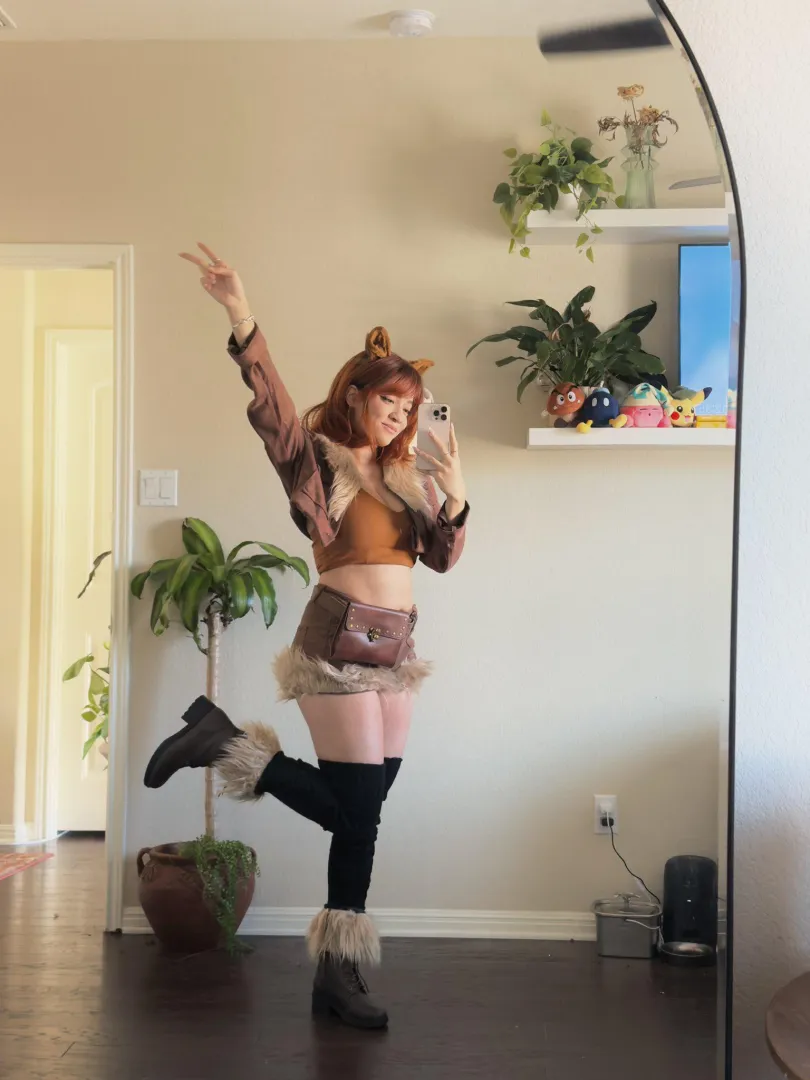 Sexy cosplay of cinna