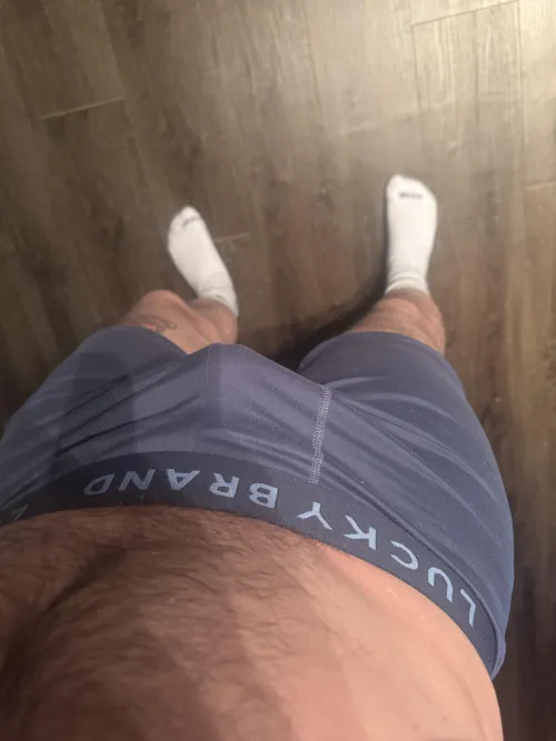 Sweaty bulge, sweaty socks