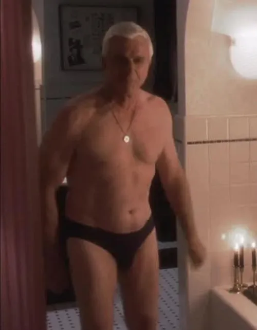 The beauty of Leslie Nielsen, my favorite Canadian daddy.