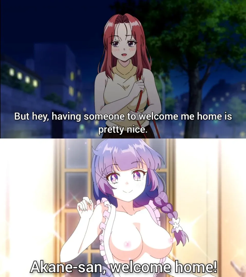 Would you like dinner? Would you like a bath? Or would you like me? (Does It count if you lose your virginity to an android episode 4)