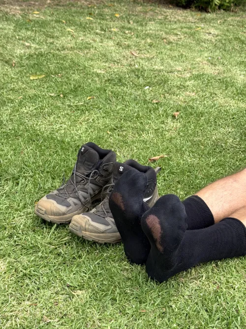 6 hours on my feet… I think these socks almost dissolved