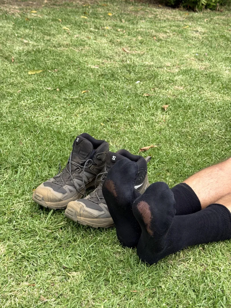 6 hours on my feet… I think these socks almost dissolved