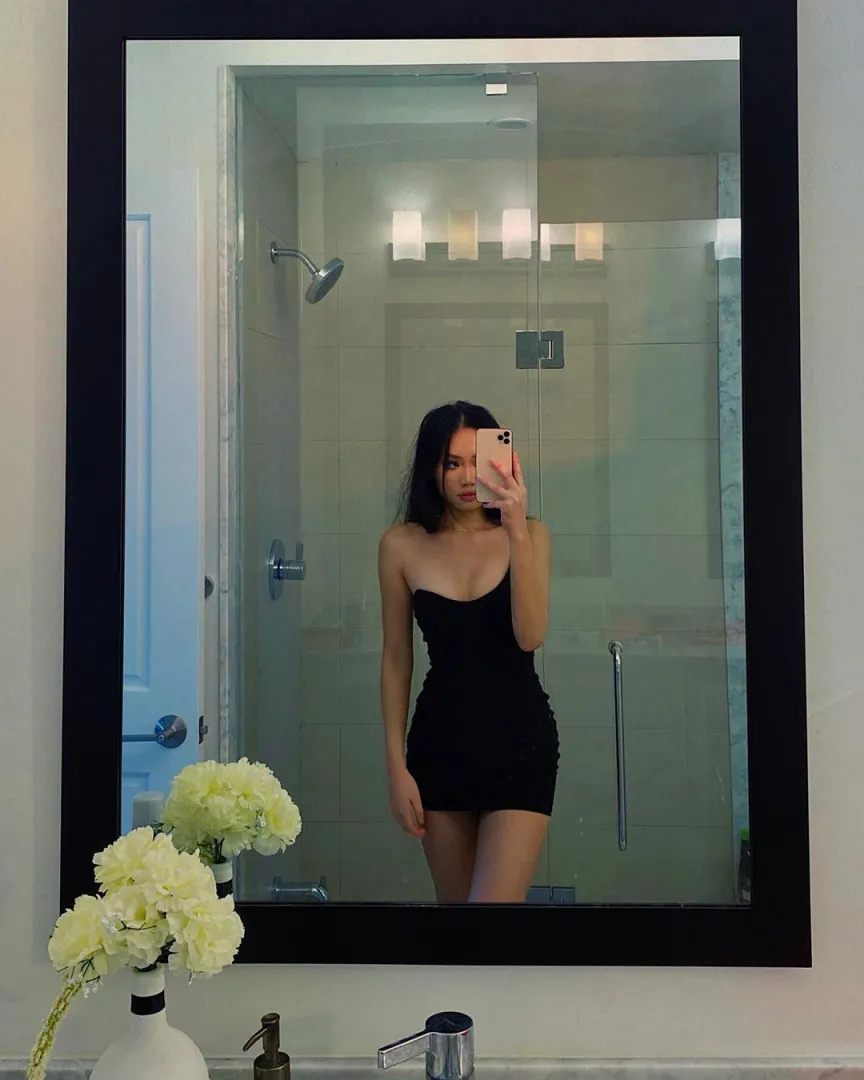 black dress