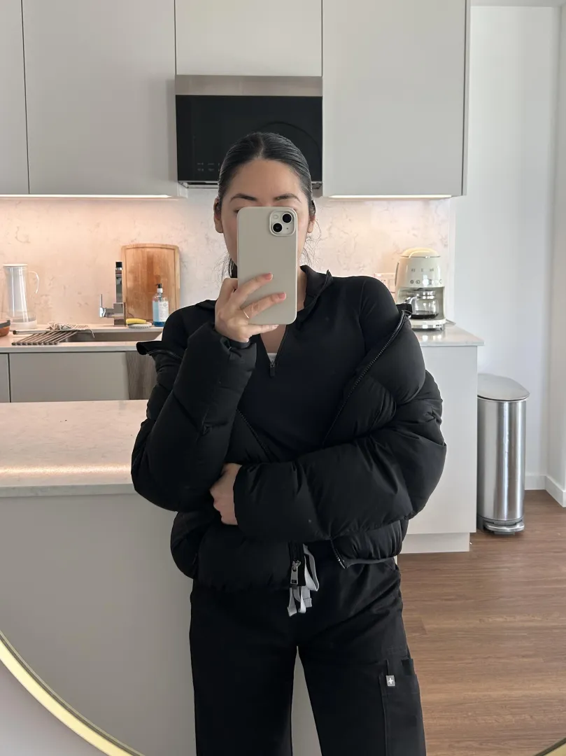 Black on black, always 