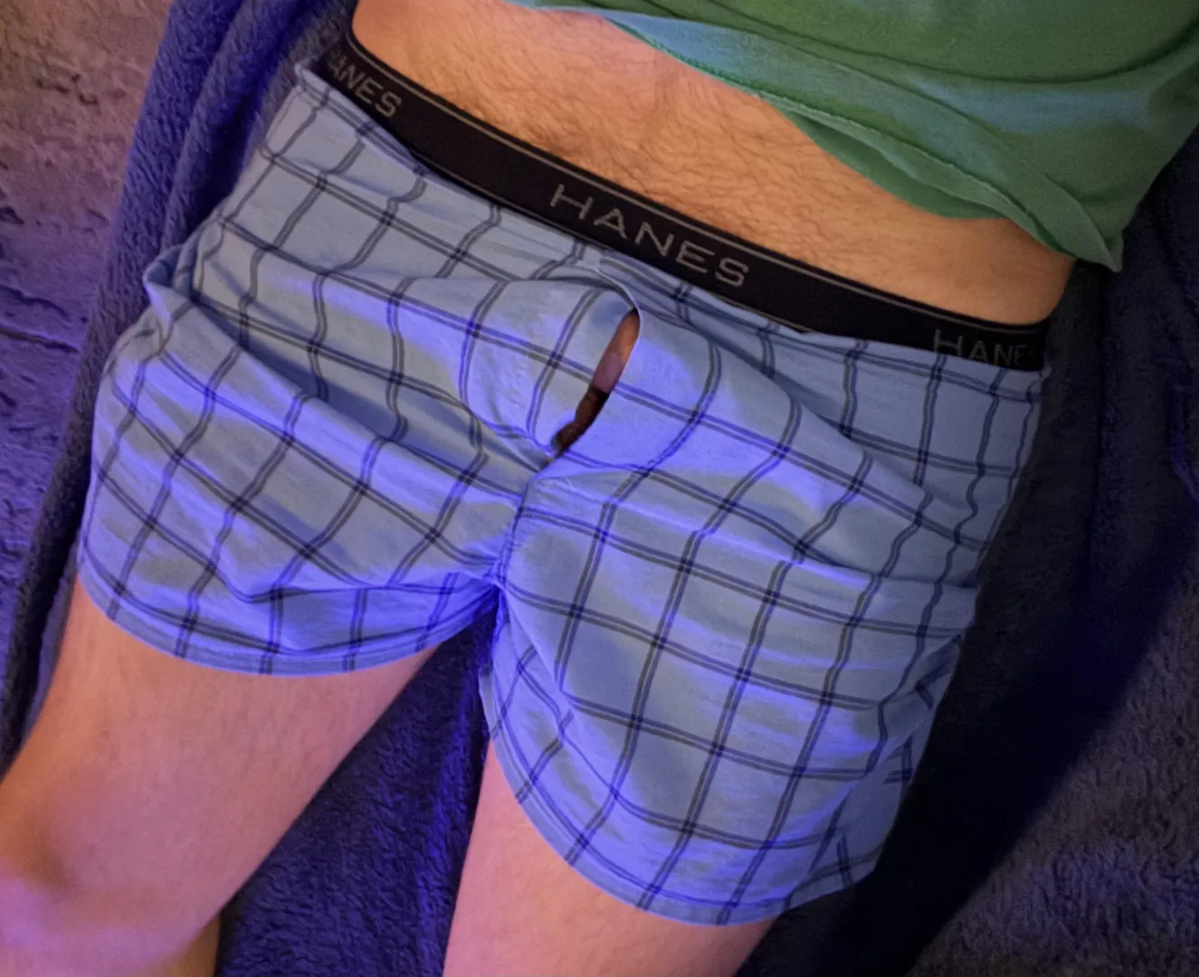 Chilling on the couch had to show them off.