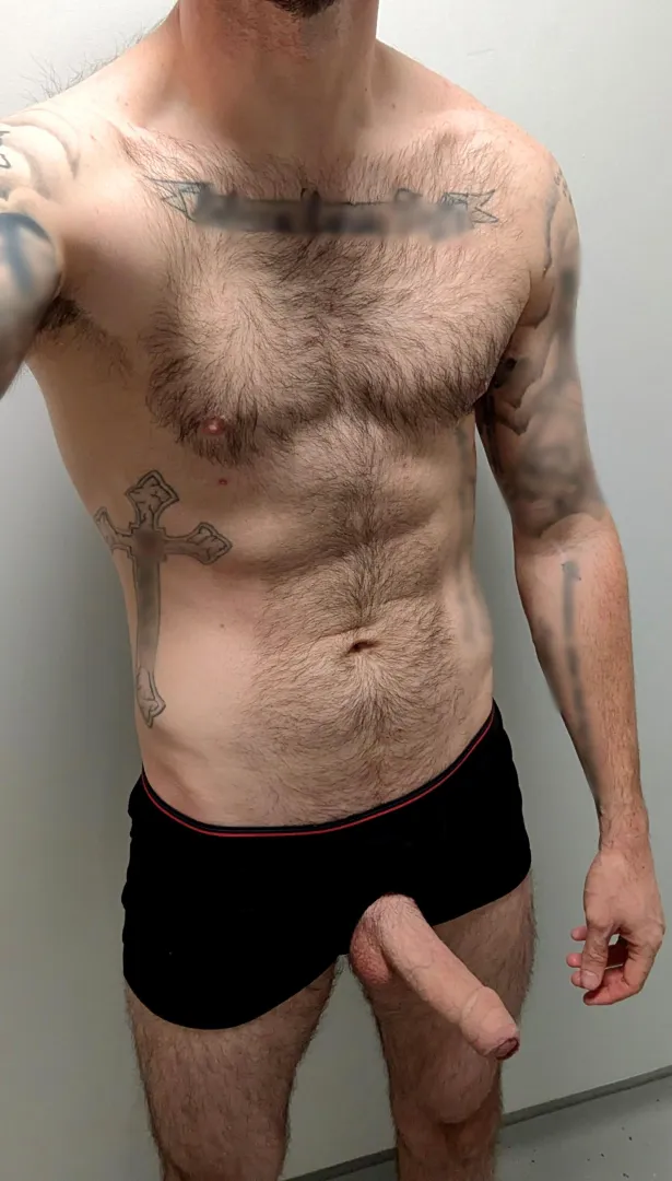 DILF dick poking out (36)