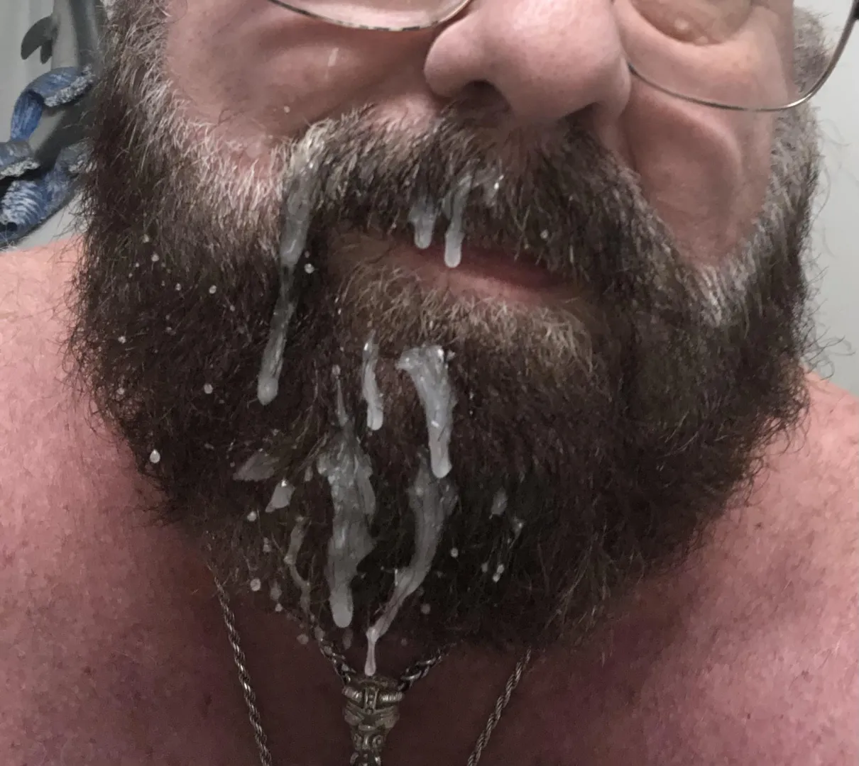 Felt so good. Got some to taste too.