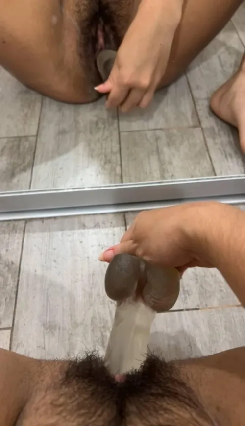 I like to play in front of the mirror