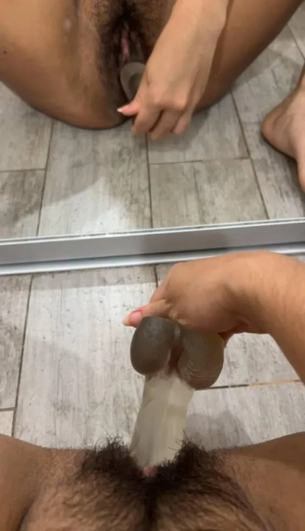 I like to play in front of the mirror