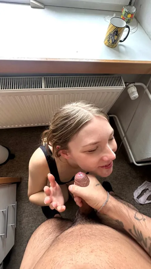 is it ok if i keep sucking after u cum??