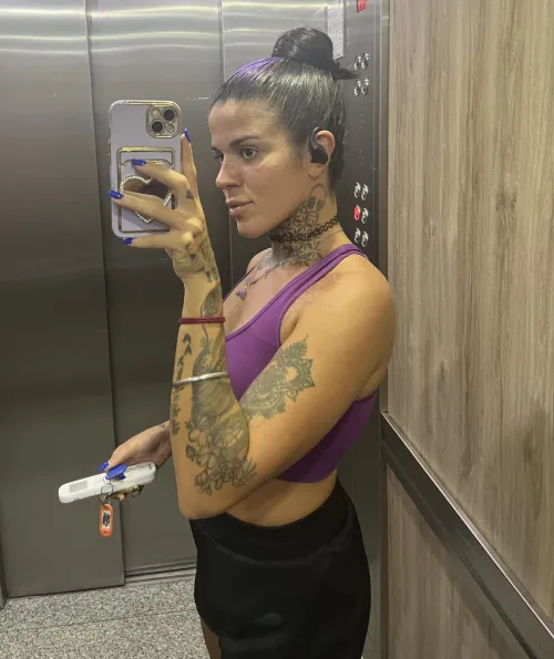 Mi hairbun luego de un entrenamiento duro