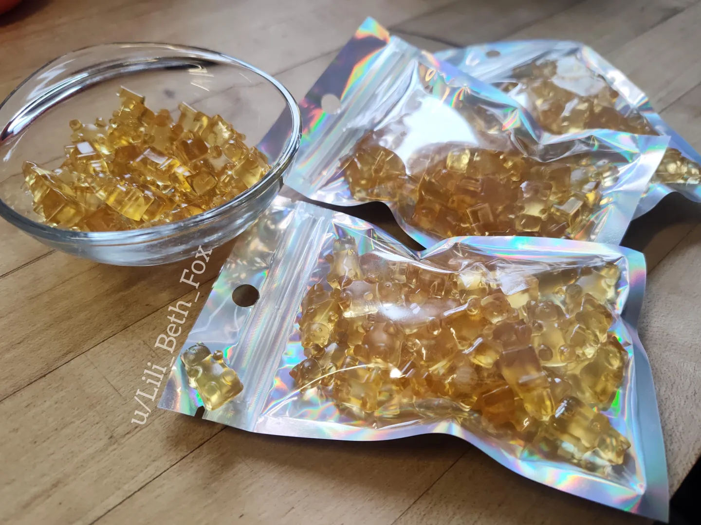 Pee gummies, just in time for V-Day.  Pee is the only flavor here!!