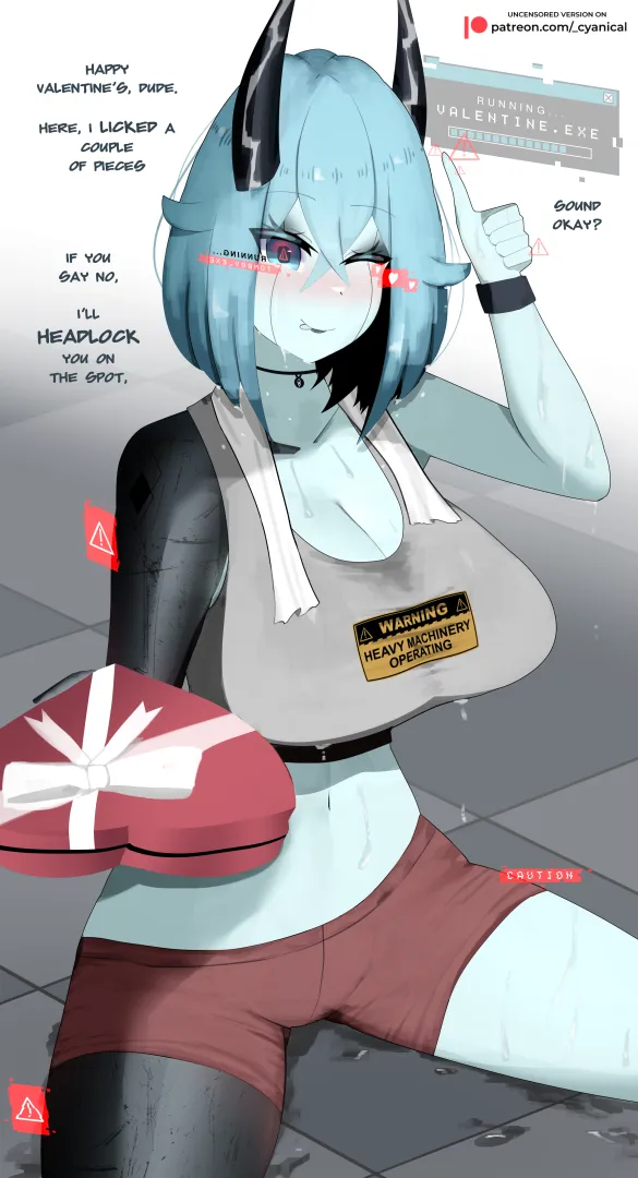 She Has a Weird Invitation for Valentine's Day [OC]