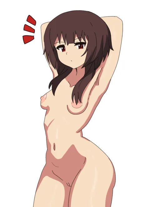 Simple Drawing Naked Megumin (Zelly - Me)