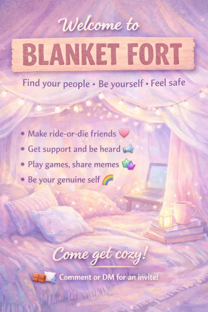 The Blanket Fort  ● SFW ● A Place To Be Yourself