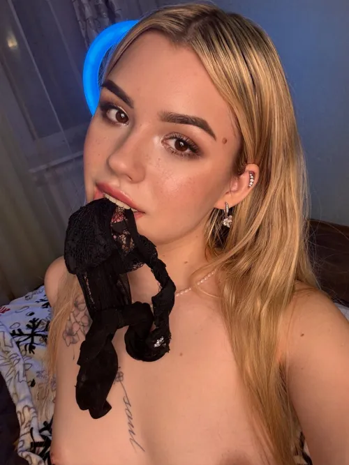 Theres nothing like having my worn panties in my mouth