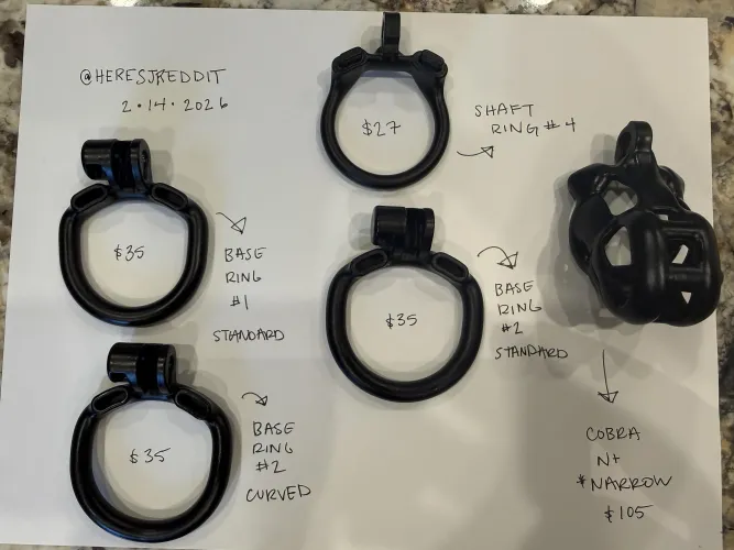 [USA] Cobra N+ Narrow, Shagt Ring 4, Base Rings