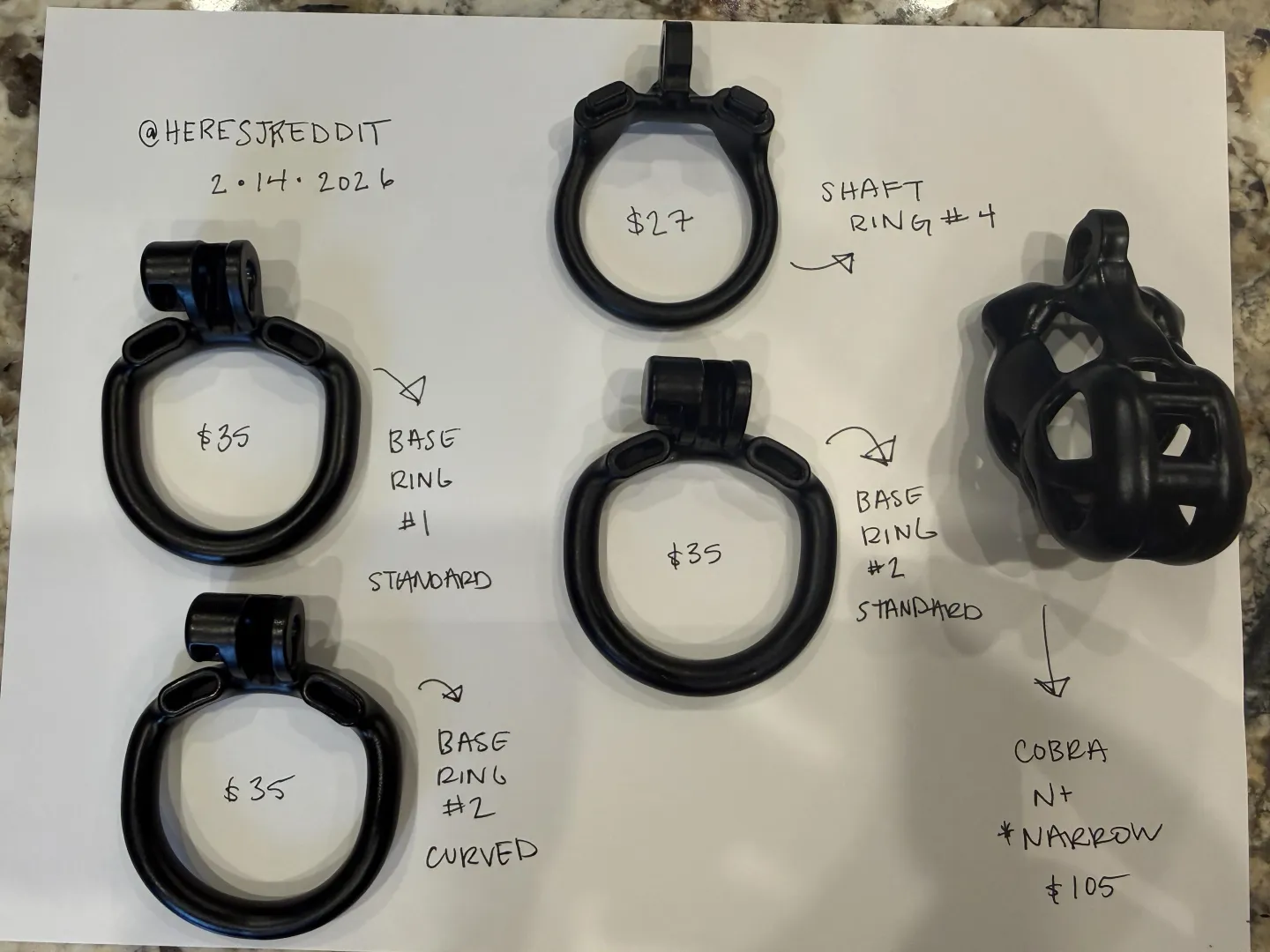 [USA] Cobra N+ Narrow, Shagt Ring 4, Base Rings