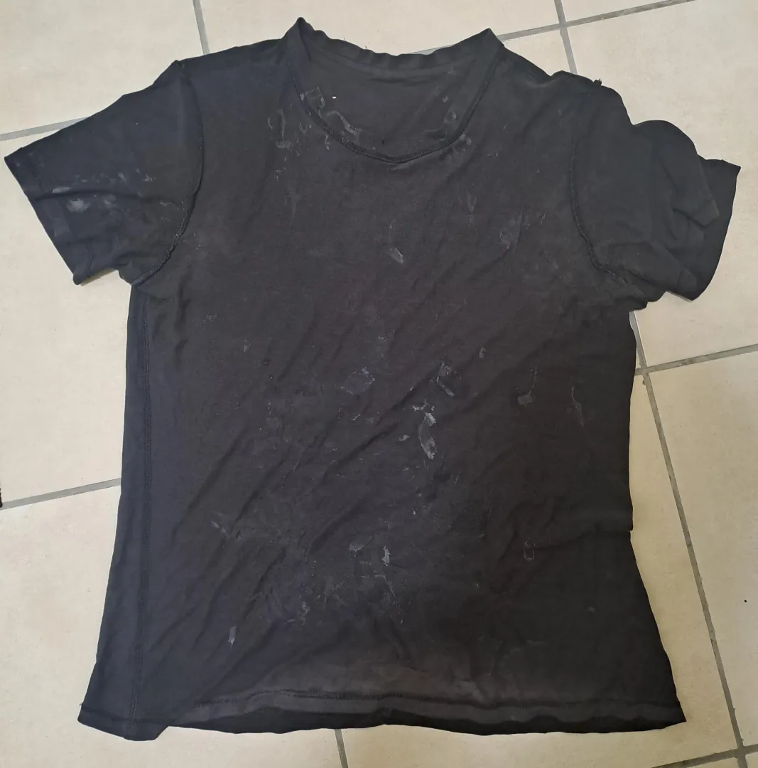 using an old tshirt