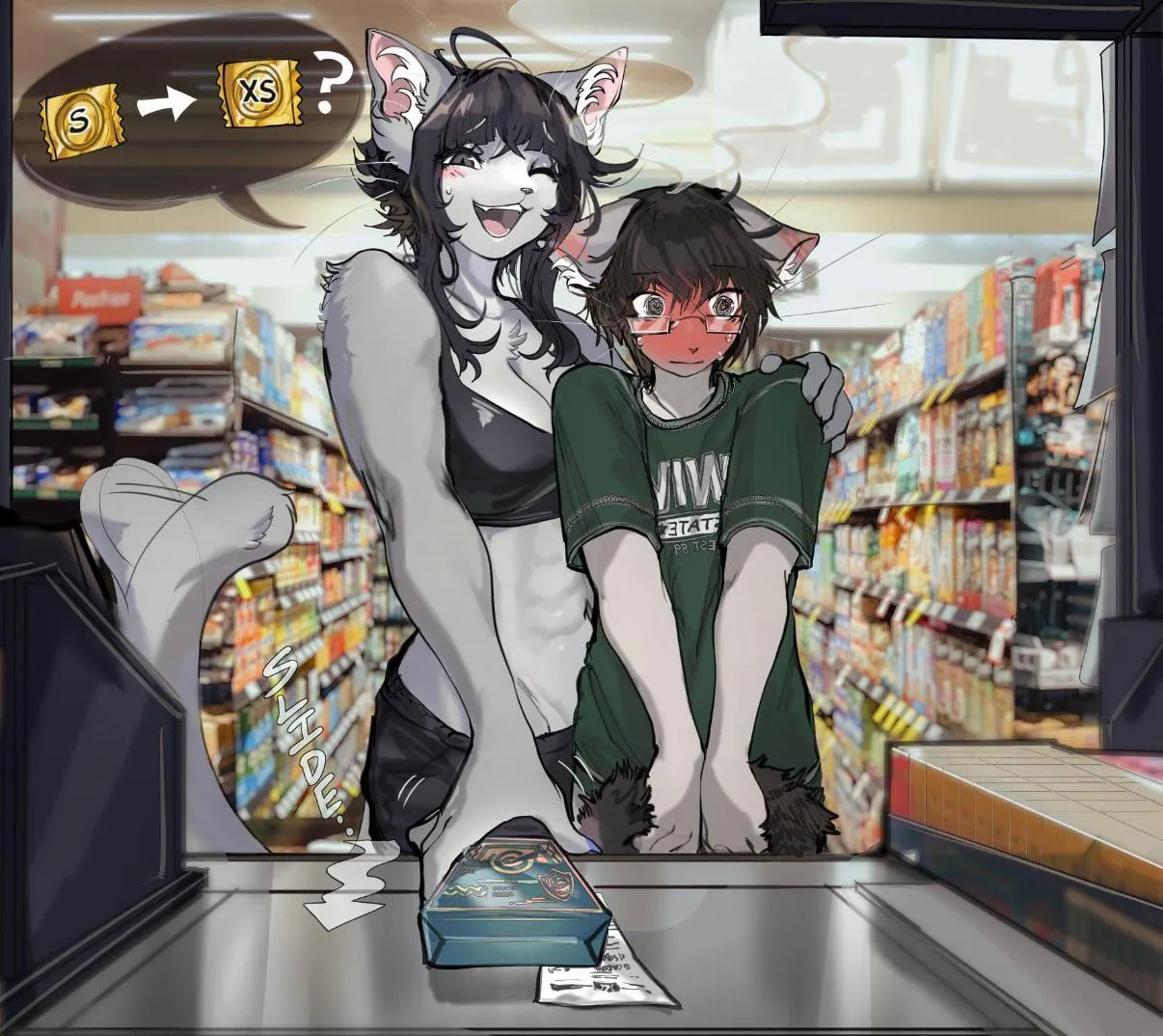 When she doesn‘t mind it‘s small..