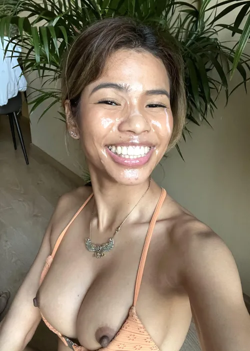 You can tell with my smile how satisfied I am