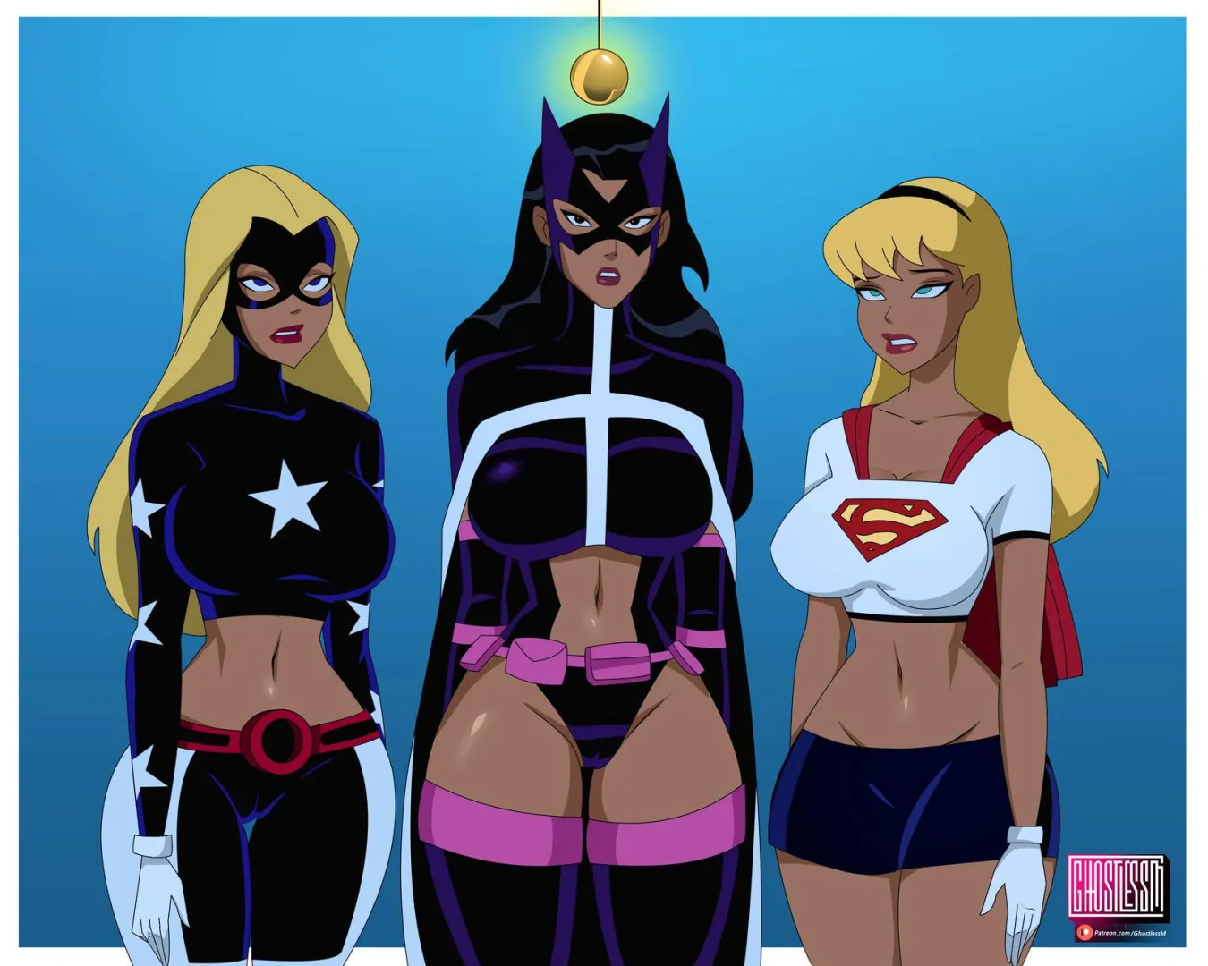 Apparently, superheroines don't have such powerful minds.