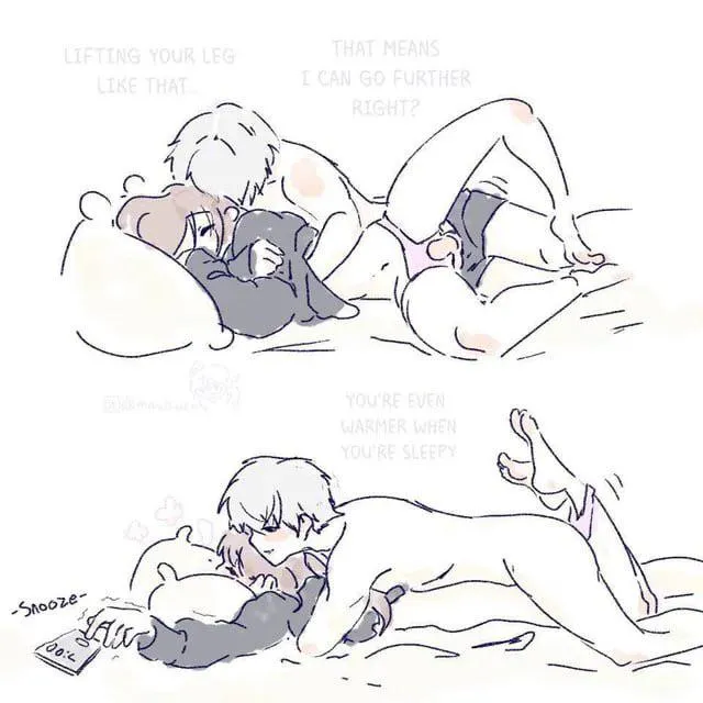 Doing it in the morning is so cozy, I always end up late for my lectures that way,,