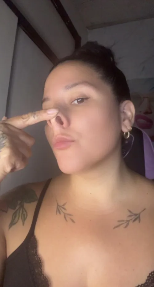 Goddess with a pig's nose