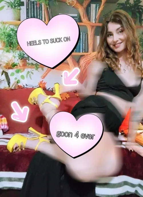 Good beta bitches suck on filthy date night heels for breakfast