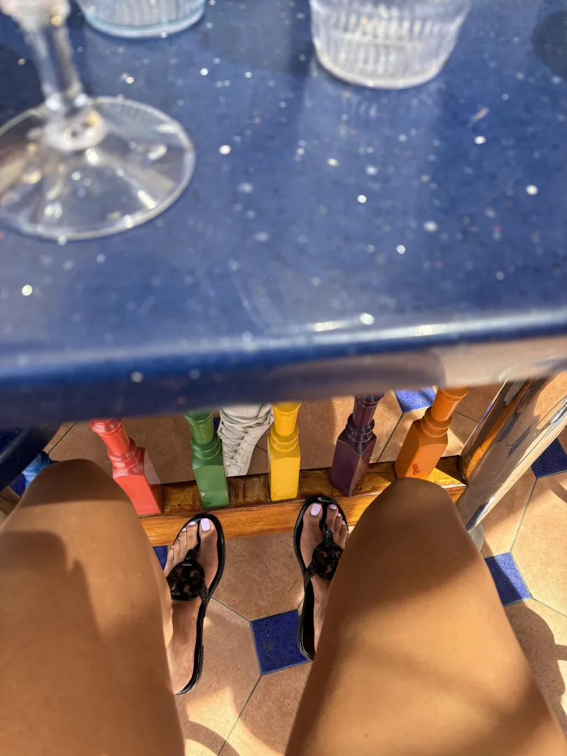 Hope you aren’t sneaking peeks under the table