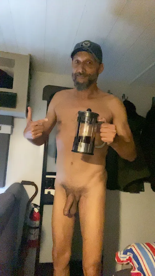 I like my morning coffee pressed!