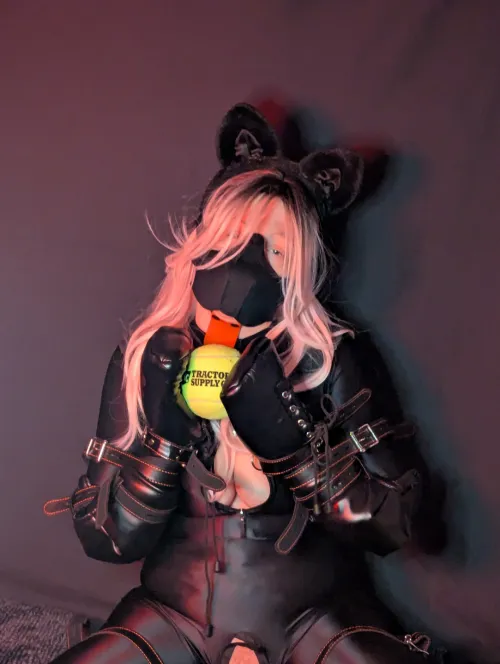 I love my tennis ball